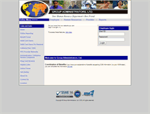 Tablet Screenshot of groupadministrators.com